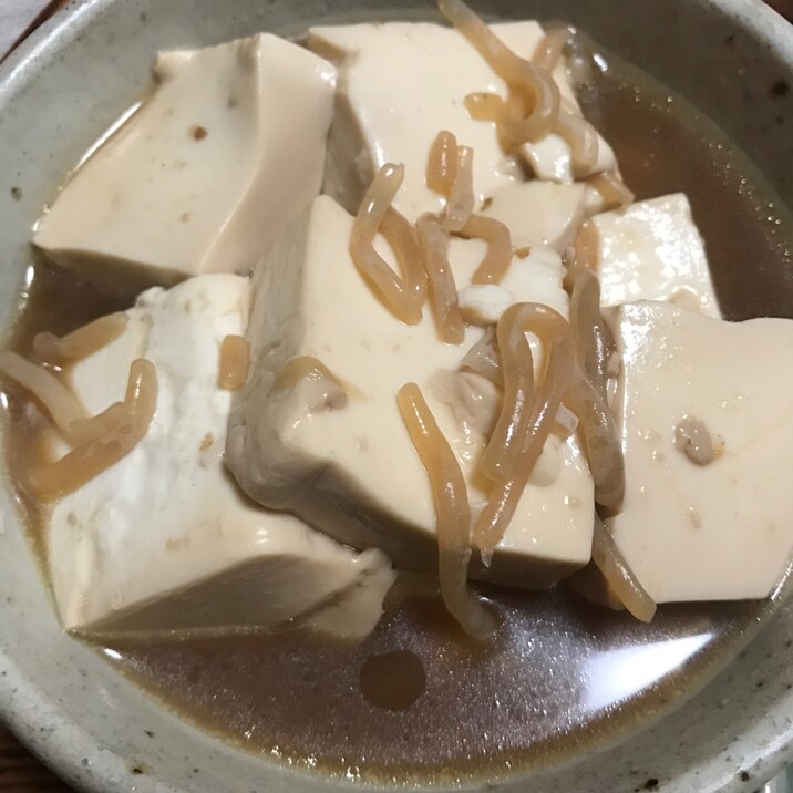 一人分！生姜風味の煮やっこ